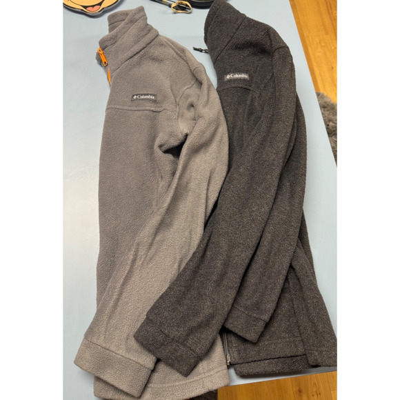 Columbia Other - Lot of 2 Columbia Boys Sz LARGE LRG 14/16 Full Zip Fleece Jackets Warm 2921/2922